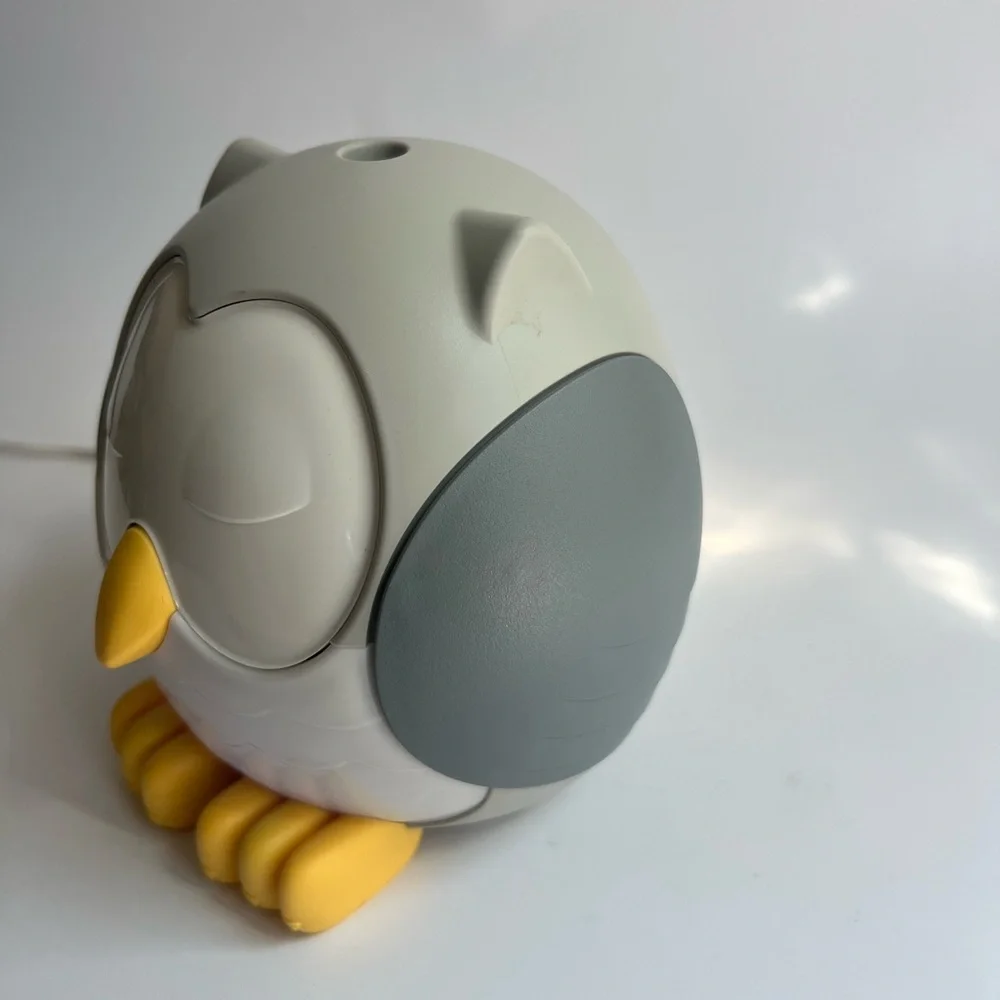 Young Living Feather The Owl Kids Essential Oil Diffuser White Noise Night Light